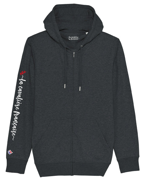 Sweat zippé à capuche « Qappy »
