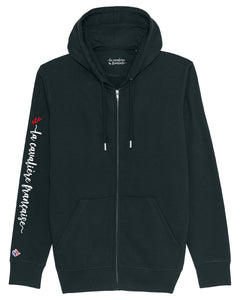Sweat zippé à capuche « Qappy »