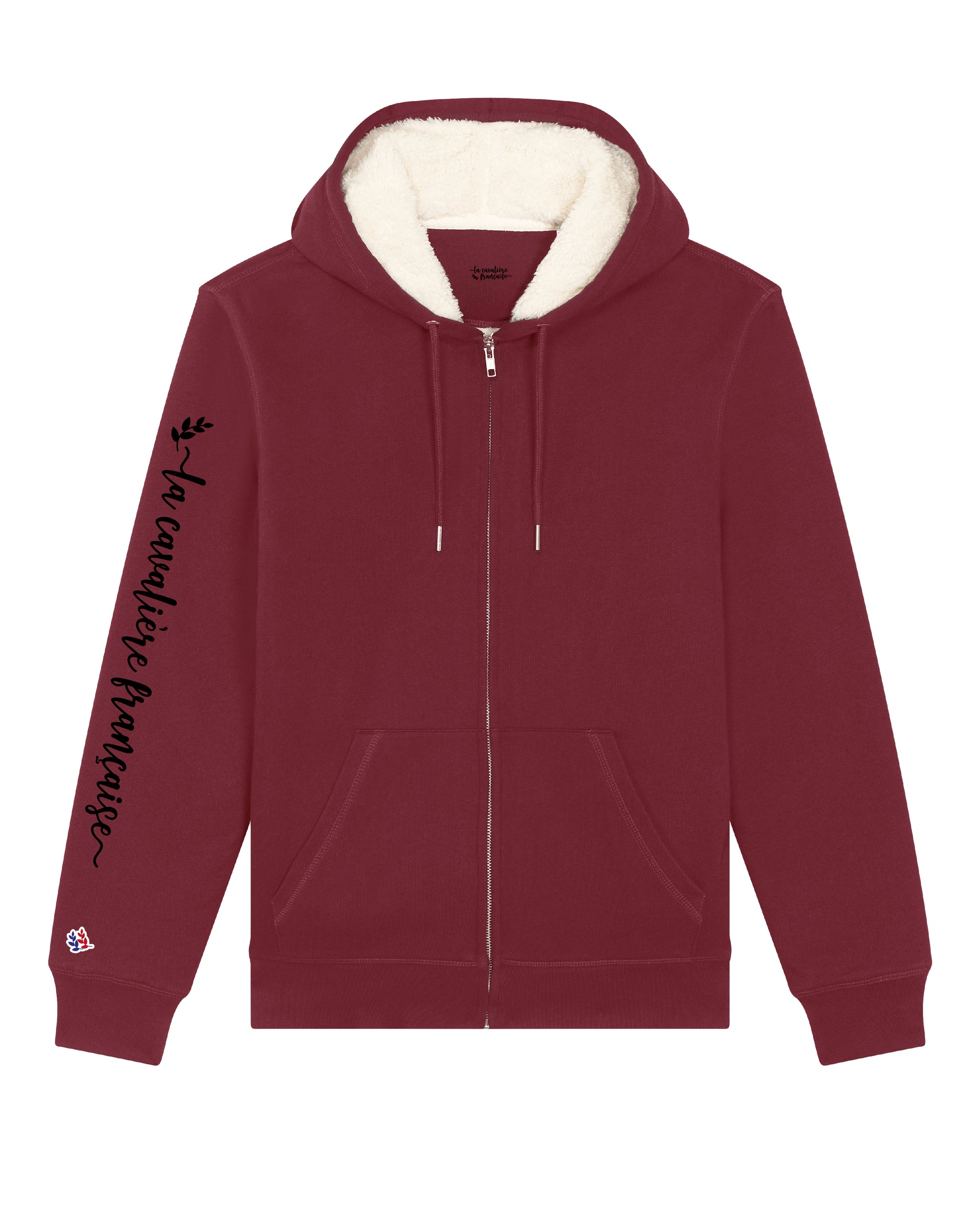 Sweat Cavallo Diane Polaire Femme - Framboise Foncée - 94% Polyester 6% élasthanne